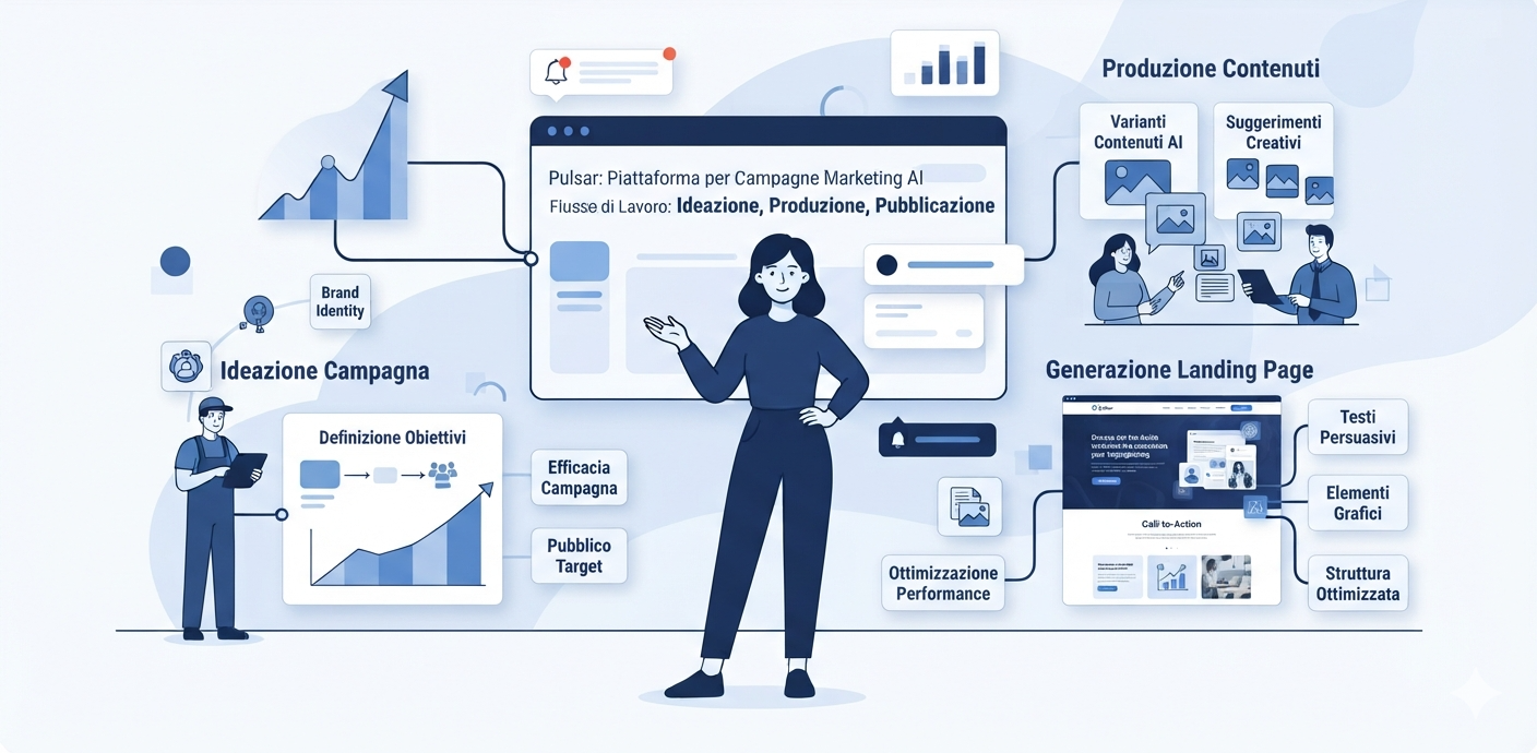 Pulsar: piattaforma AI per la creazione di campagne di marketing digitale